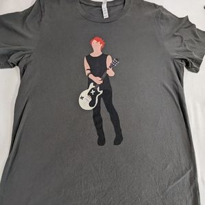 Ed Sheeran Silhouette Graphic Tee Large.